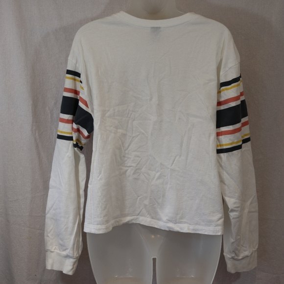 Wild Fable Boxy Long Sleeve Striped Tshirt LG - Picture 8 of 12